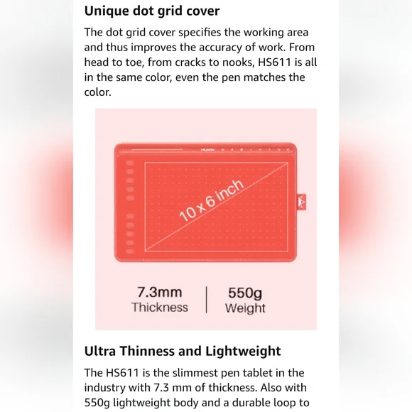 Huion Drawing Tablet - Picture 9 of 15